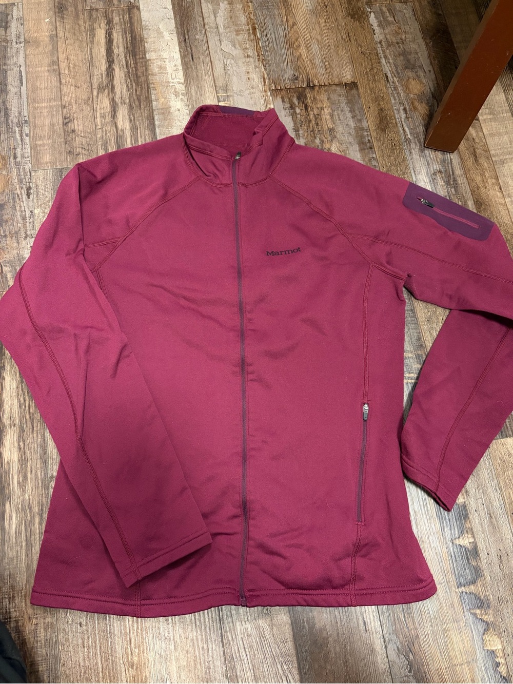 Marmot Women's Full-Zip Utility Jacket in Burgundy